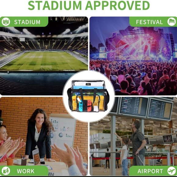 Transparent Waterproof PVC Tote Bag - Picture 3 of 4